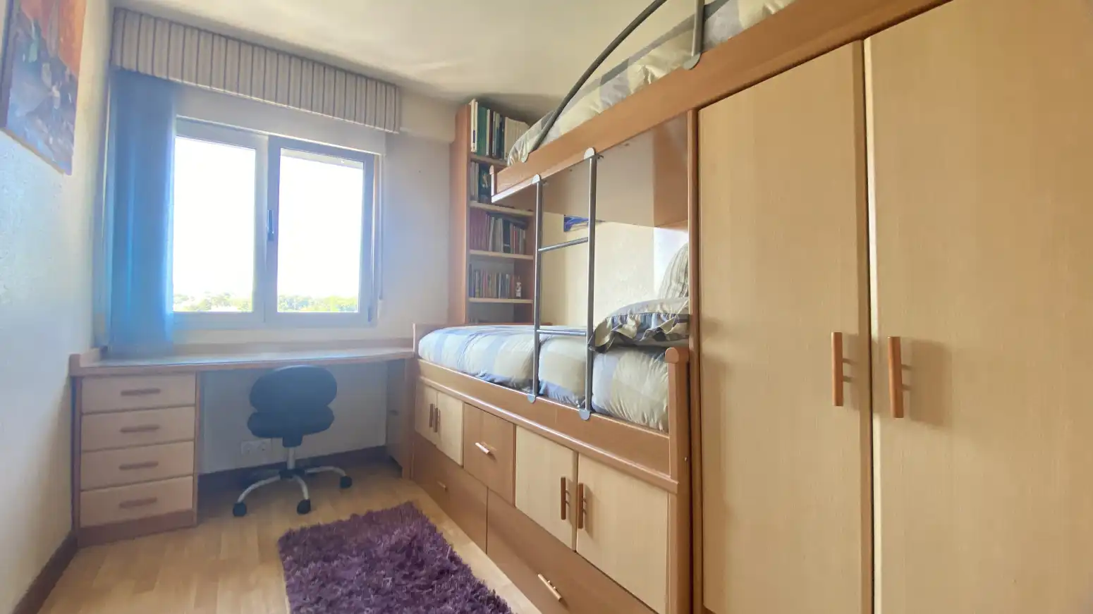 Schlafzimmer von Wohnung zum Verkauf in Medio Cudeyo mit Heizung, Parkett und Möbliert