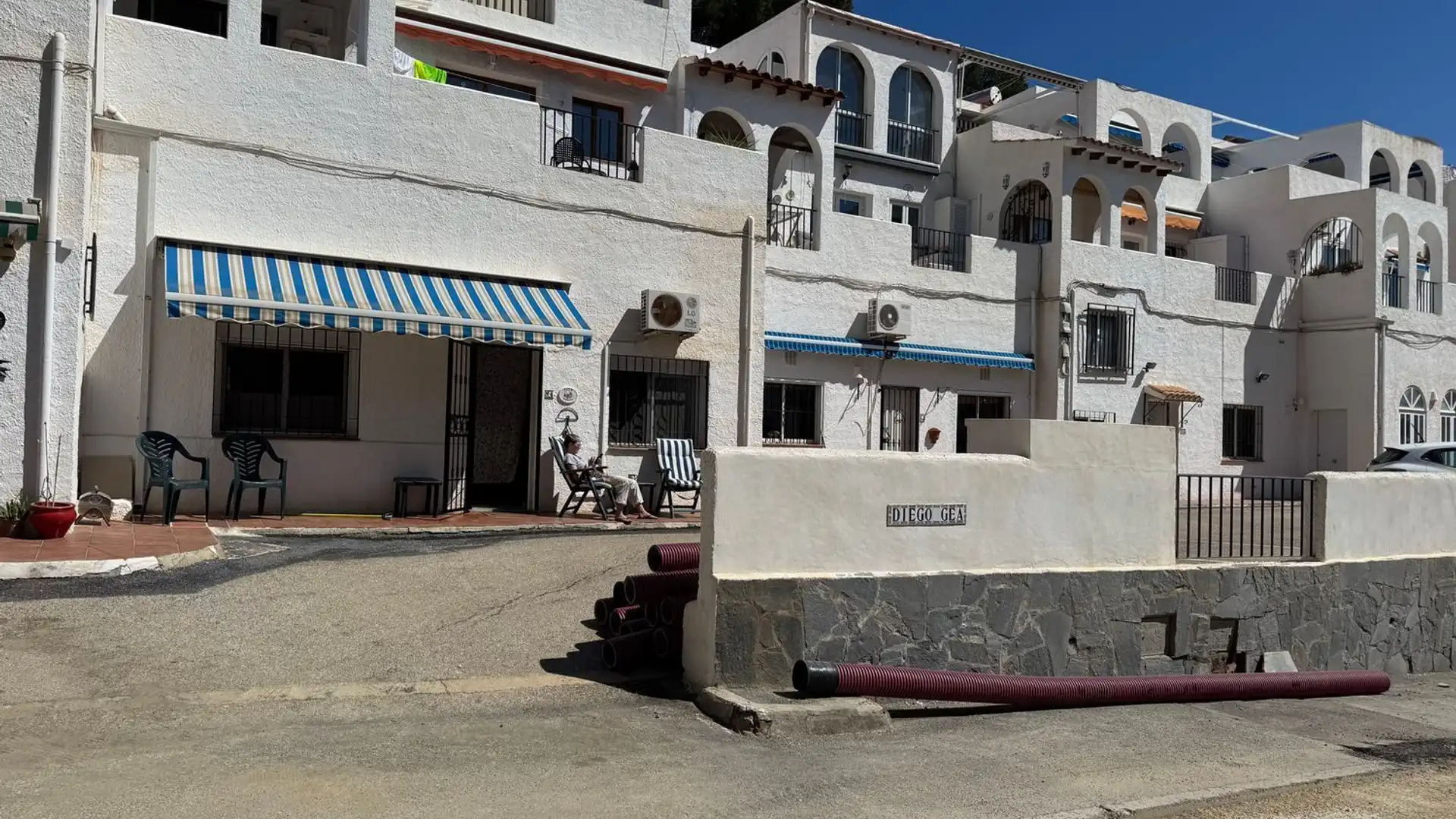 Vista exterior de Piso en venta en Mojácar con Aire acondicionado, Terraza y Amueblado