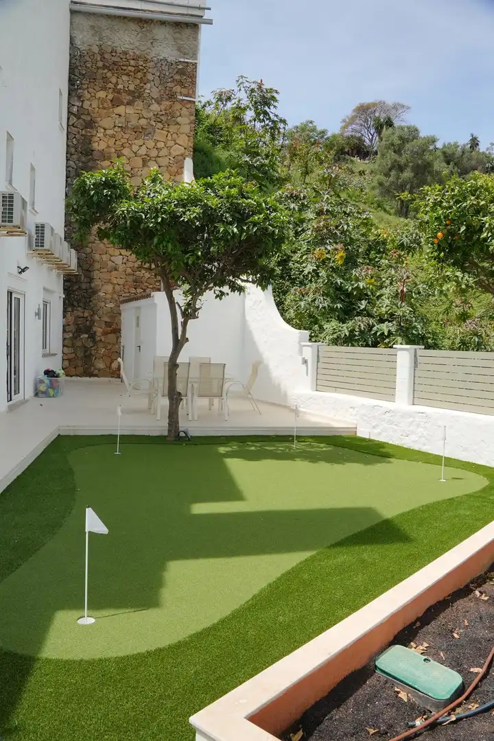 Terrassa de Casa o xalet de lloguer en Marbella amb Jardí privat, Terrassa i Piscina
