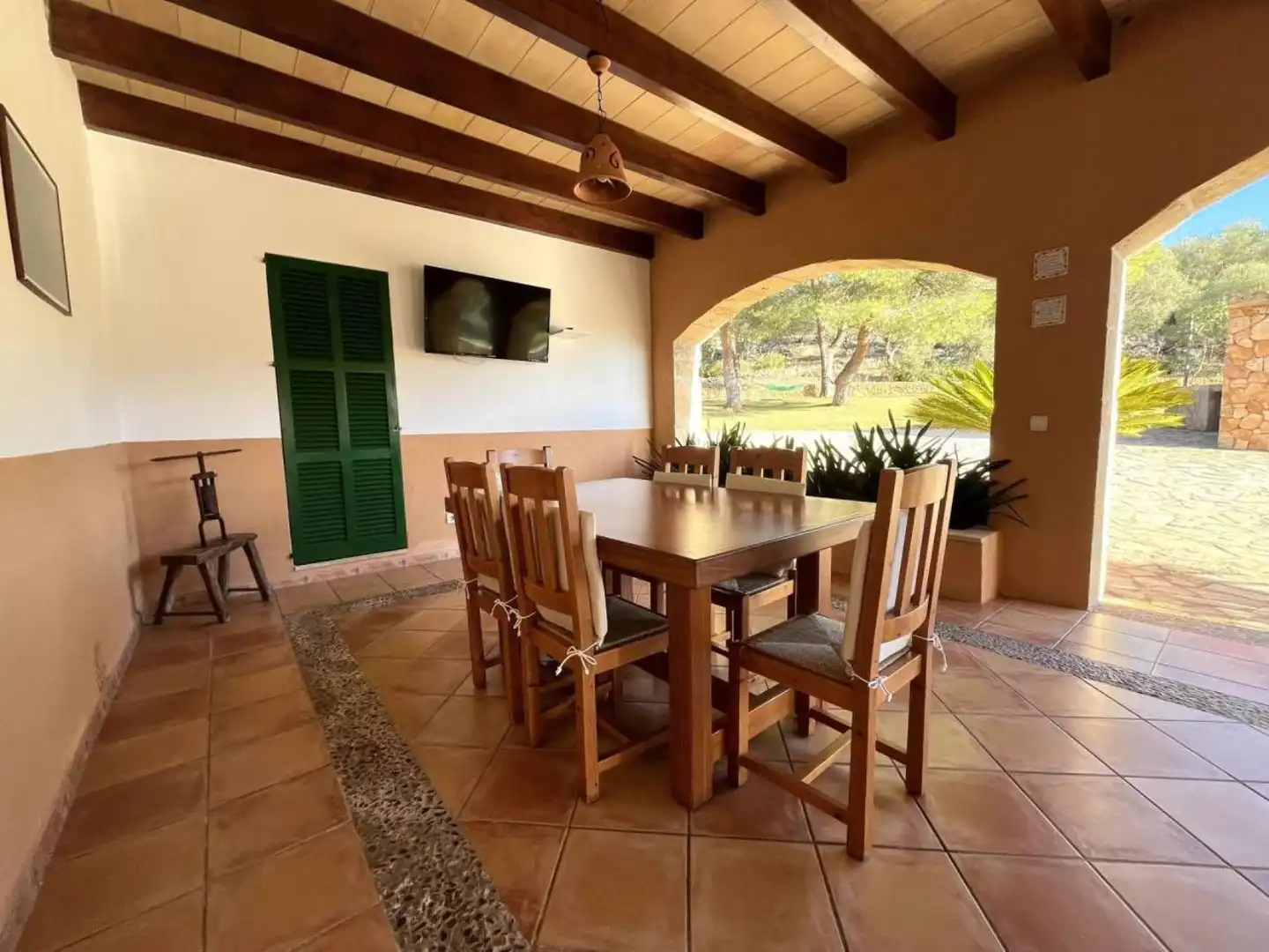Dining room of Houses for rent in Manacor  with Air Conditioner, Private garden and Terrace