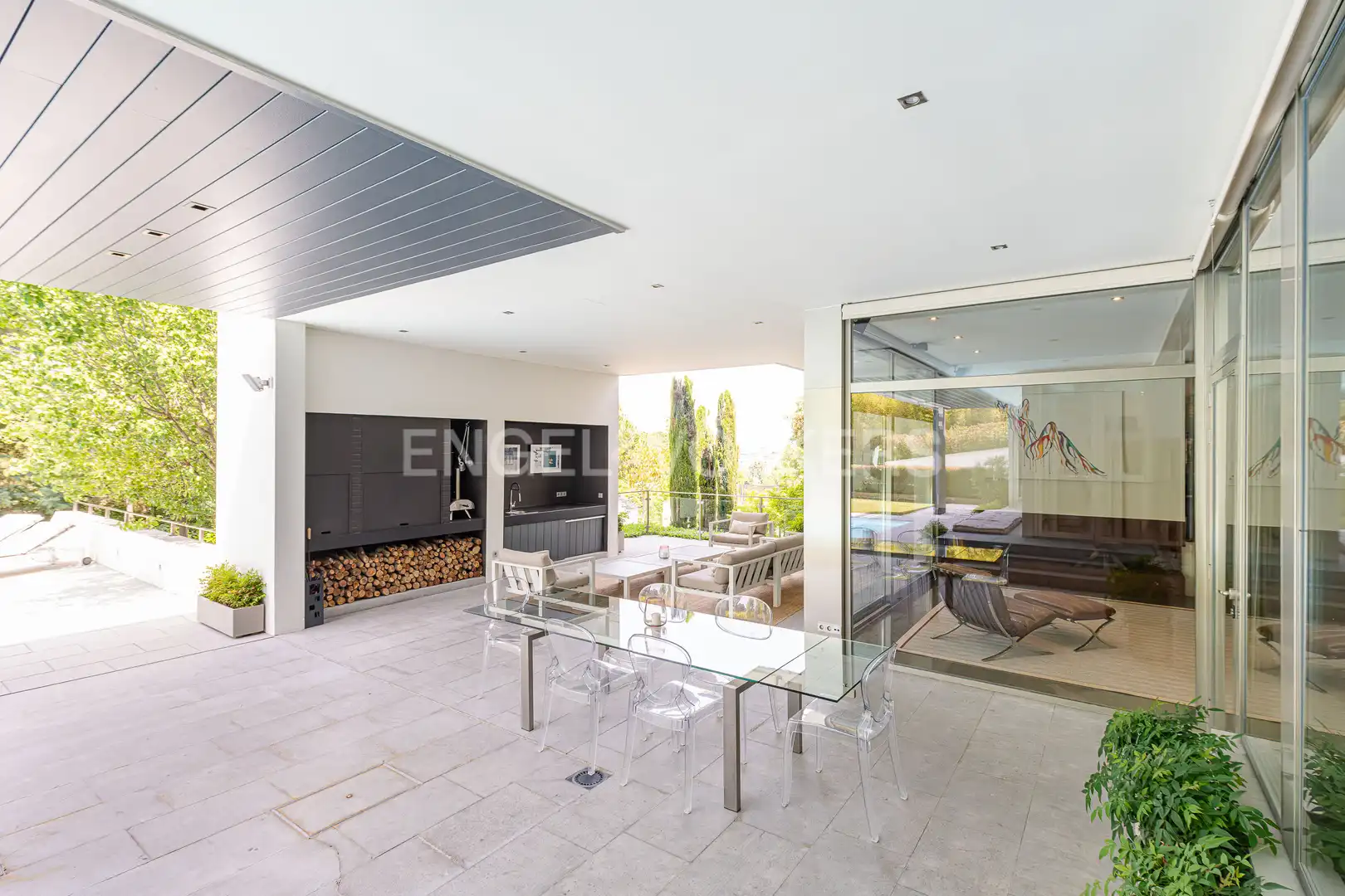 Terraza de Casa o chalet en venta en Boadilla del Monte con Aire acondicionado, Calefacción y Jardín privado