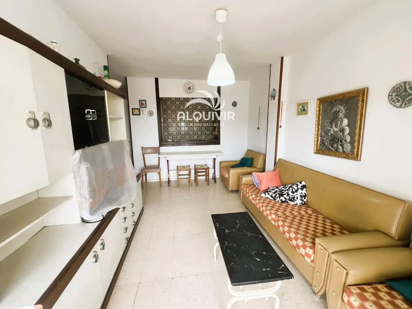 Sala de estar de Piso en venta en Almonte con Terraza, Piscina y Amueblado
