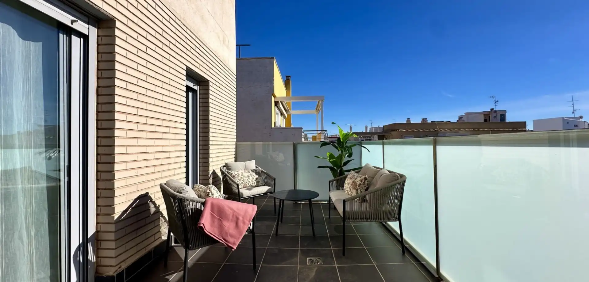 Terrassa de Apartament en venda en Torrevieja amb Aire condicionat, Terrassa i Moblat