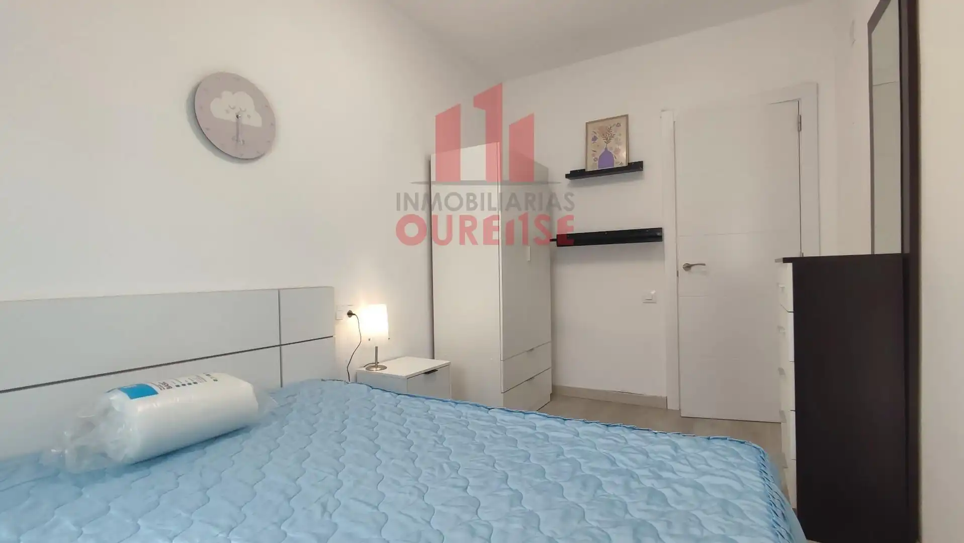 Schlafzimmer von Wohnung zur Miete in Ourense Capital  mit Heizung, Möbliert und Balkon