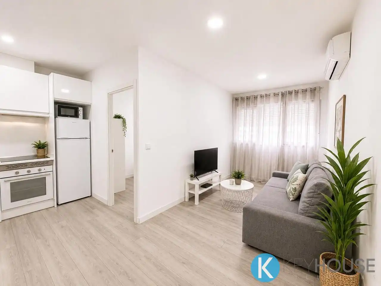 Living room of Flat for sale in San Fernando de Henares  with Air Conditioner