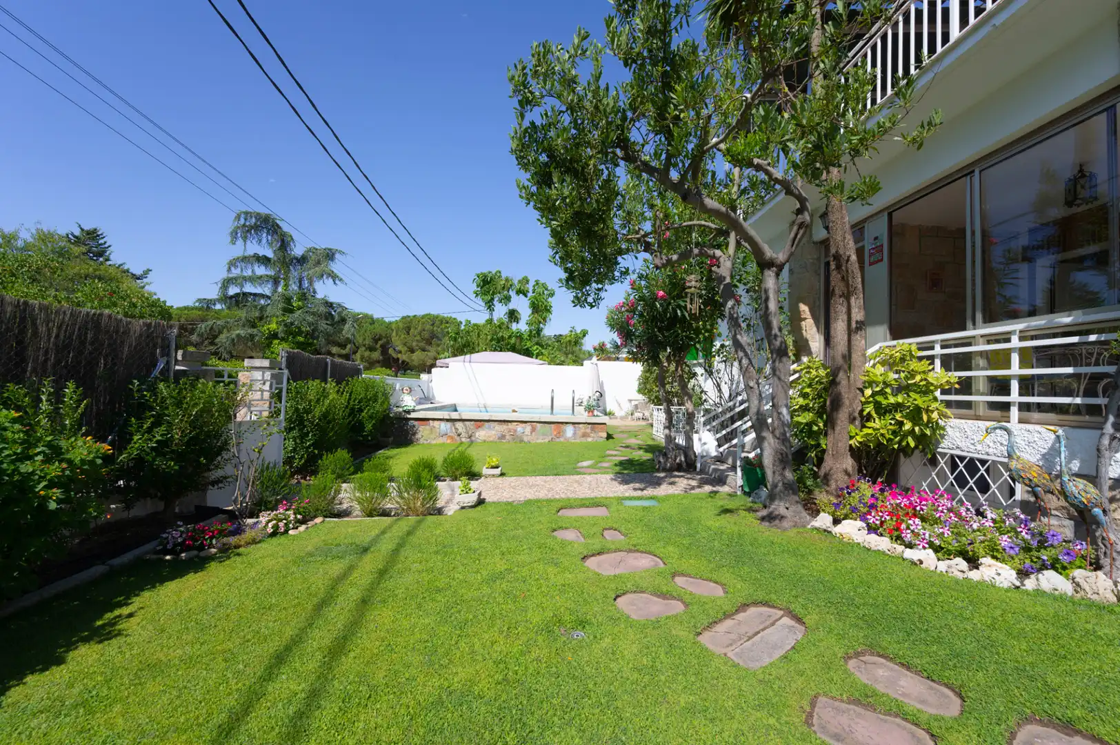 Garden of Houses for sale in Colmenar Viejo  with Heating, Private garden and Parquet flooring