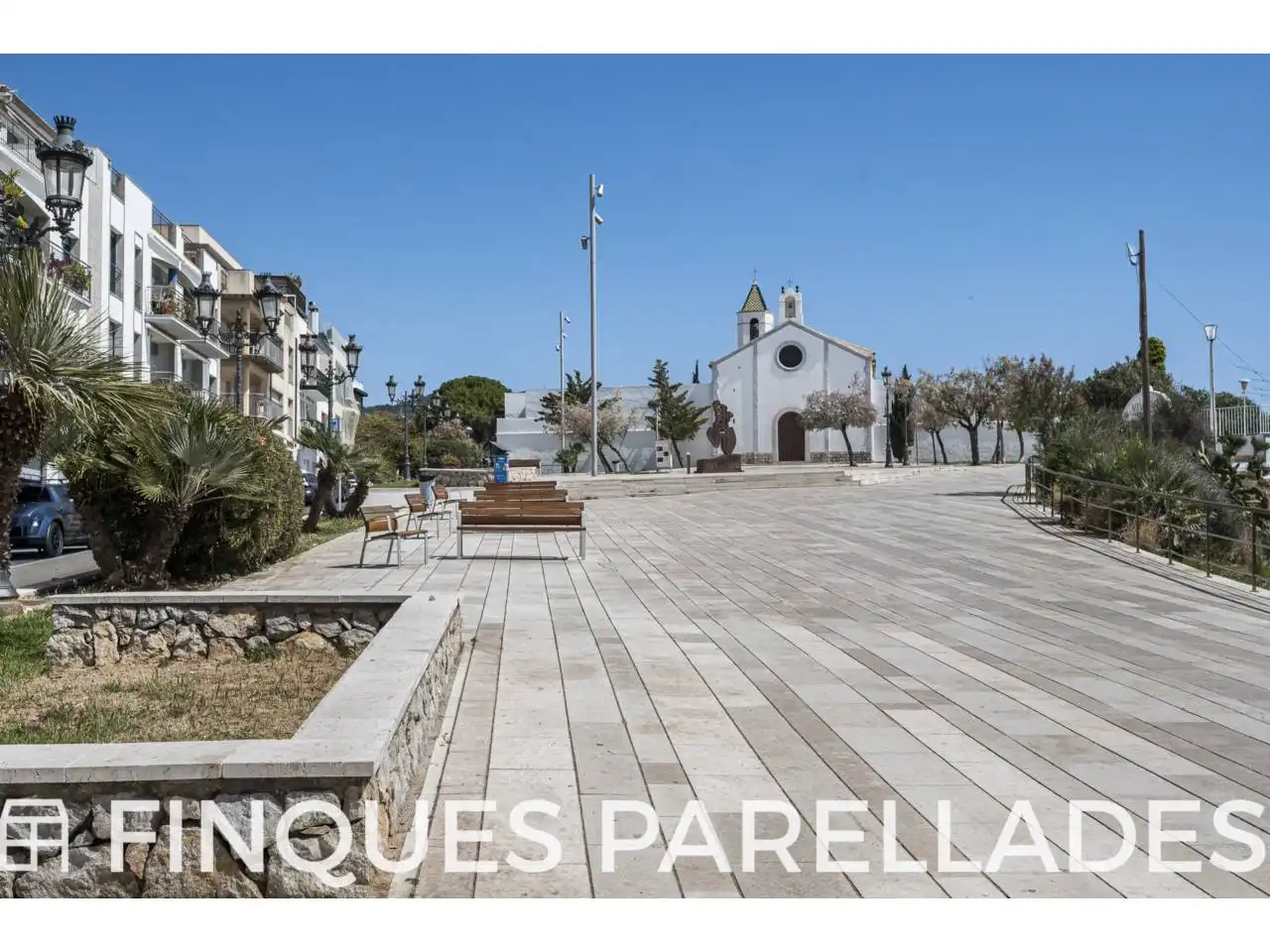 Parking of Attic for sale in Sitges  with Air Conditioner, Heating and Parquet flooring