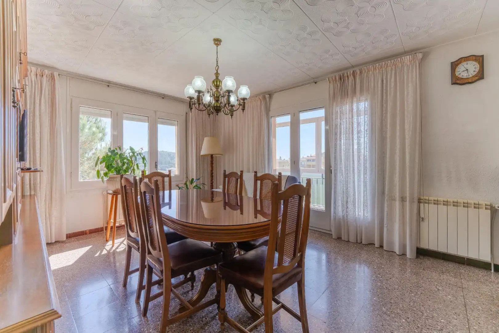 Dining room of Houses for sale in Sant Hilari Sacalm  with Heating, Private garden and Terrace
