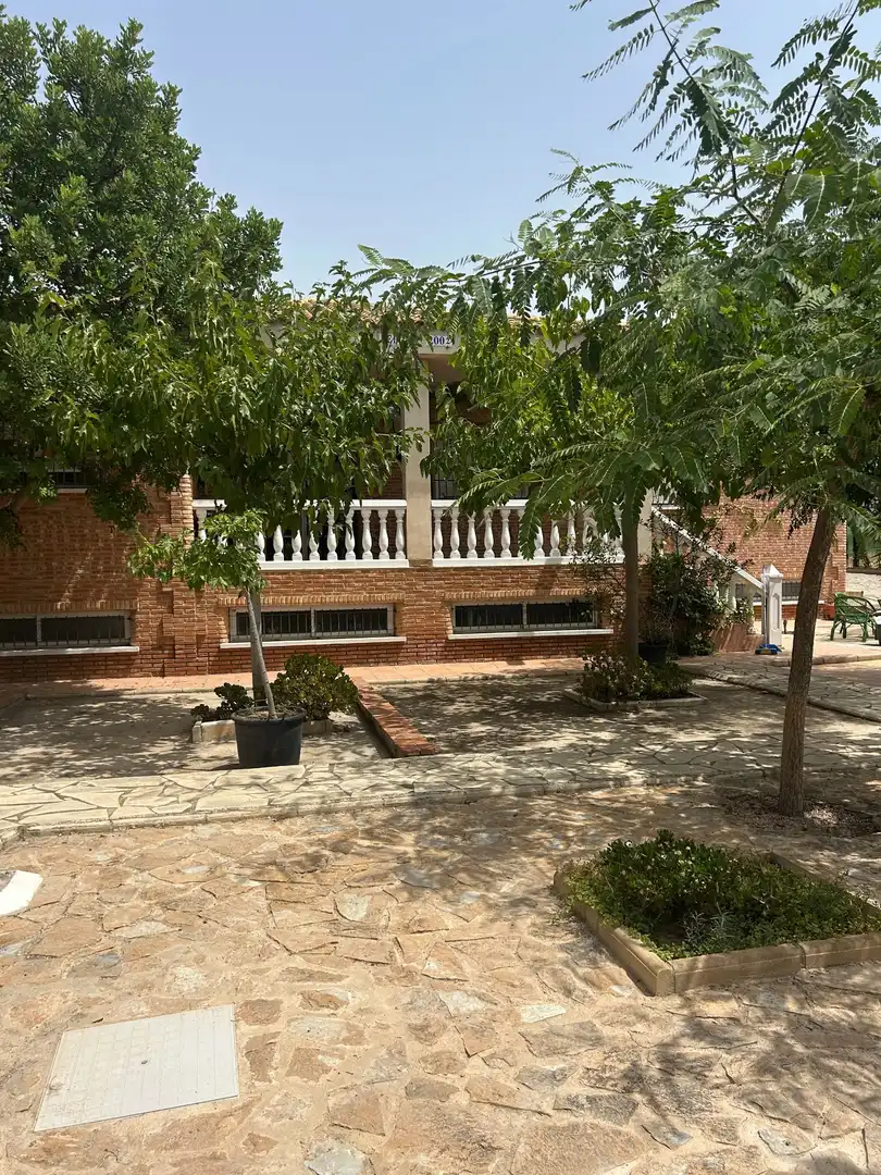 Vista exterior de Casa o xalet en venda en San Vicente del Raspeig / Sant Vicent del Raspeig amb Aire condicionat, Calefacció i Jardí privat