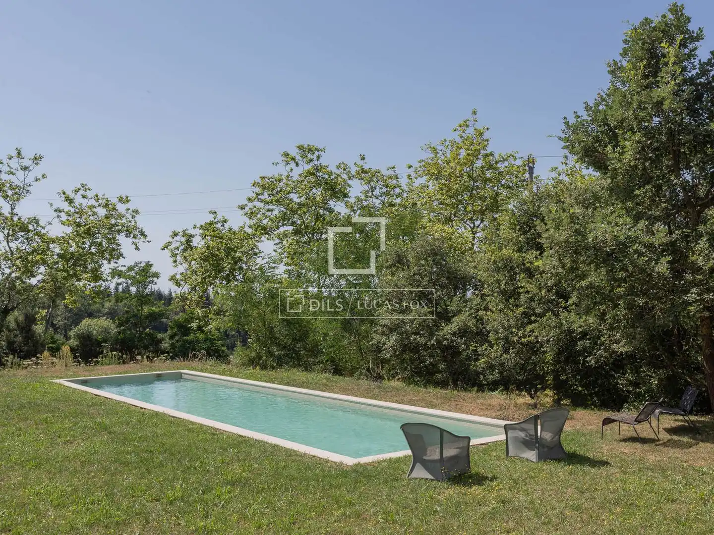 Piscina de Finca rústica en venta en Sant Hilari Sacalm con Aire acondicionado, Calefacción y Jardín privado