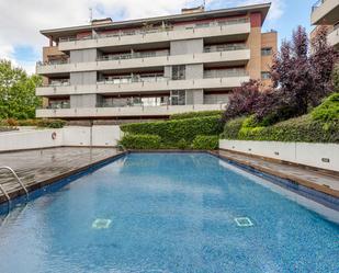 Swimming pool of Planta baja for sale in Sant Cugat del Vallès  with Heating, Private garden and Parquet flooring