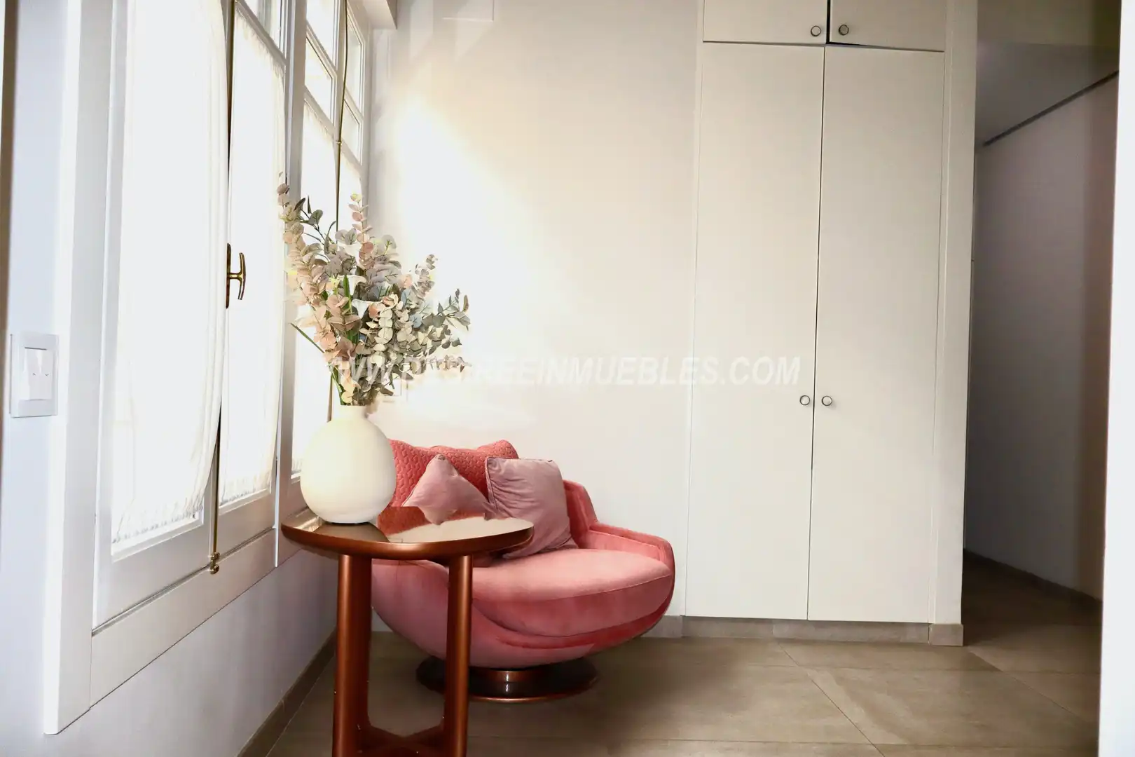 Bedroom of Flat for rent in Valencia  with Air Conditioner, Heating and Parquet flooring