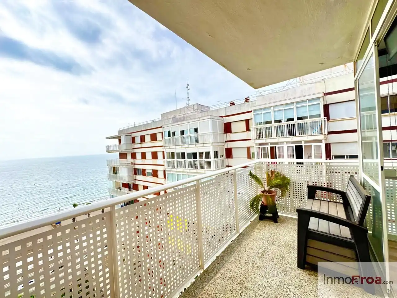 Terrasse von Wohnung zur Miete in Benicasim / Benicàssim mit Klimaanlage, Heizung und Terrasse