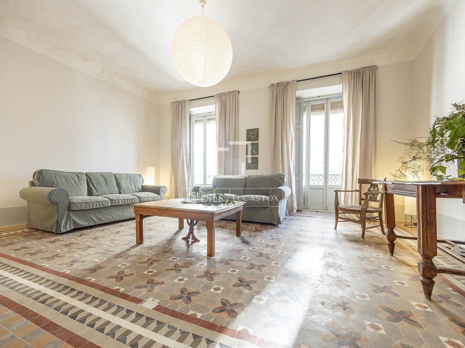 Living room of Flat to rent in  Valencia Capital  with Air Conditioner, Heating and Terrace