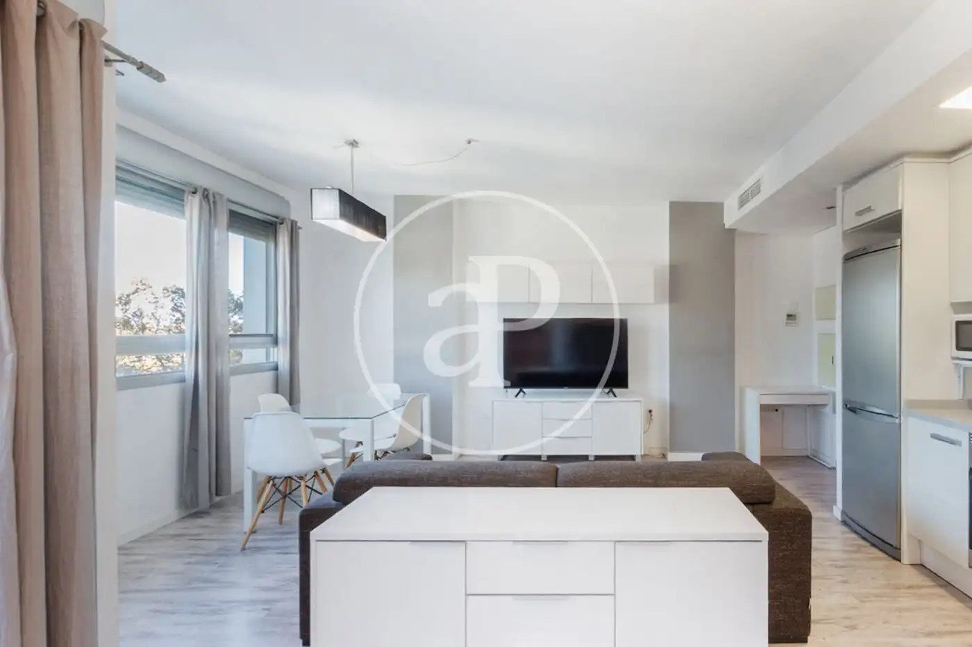 Sala d'estar de Loft en venda en Valencia amb Calefacció, Jardí privat i Moblat