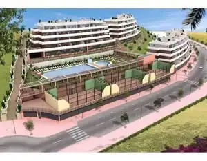 Vista exterior de Piso de alquiler en Algeciras con Amueblado y Piscina comunitaria
