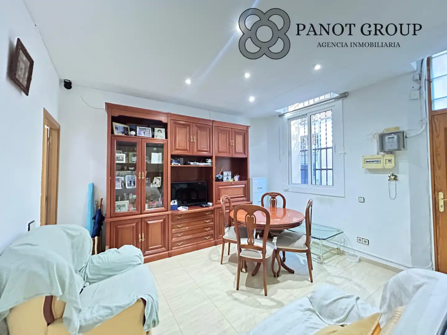 Living room of Flat for sale in Barcelona  with Terrace and Furnished