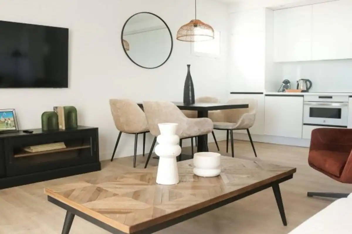 Comedor de Apartamento en venta en Mijas con Aire acondicionado, Terraza y Piscina comunitaria