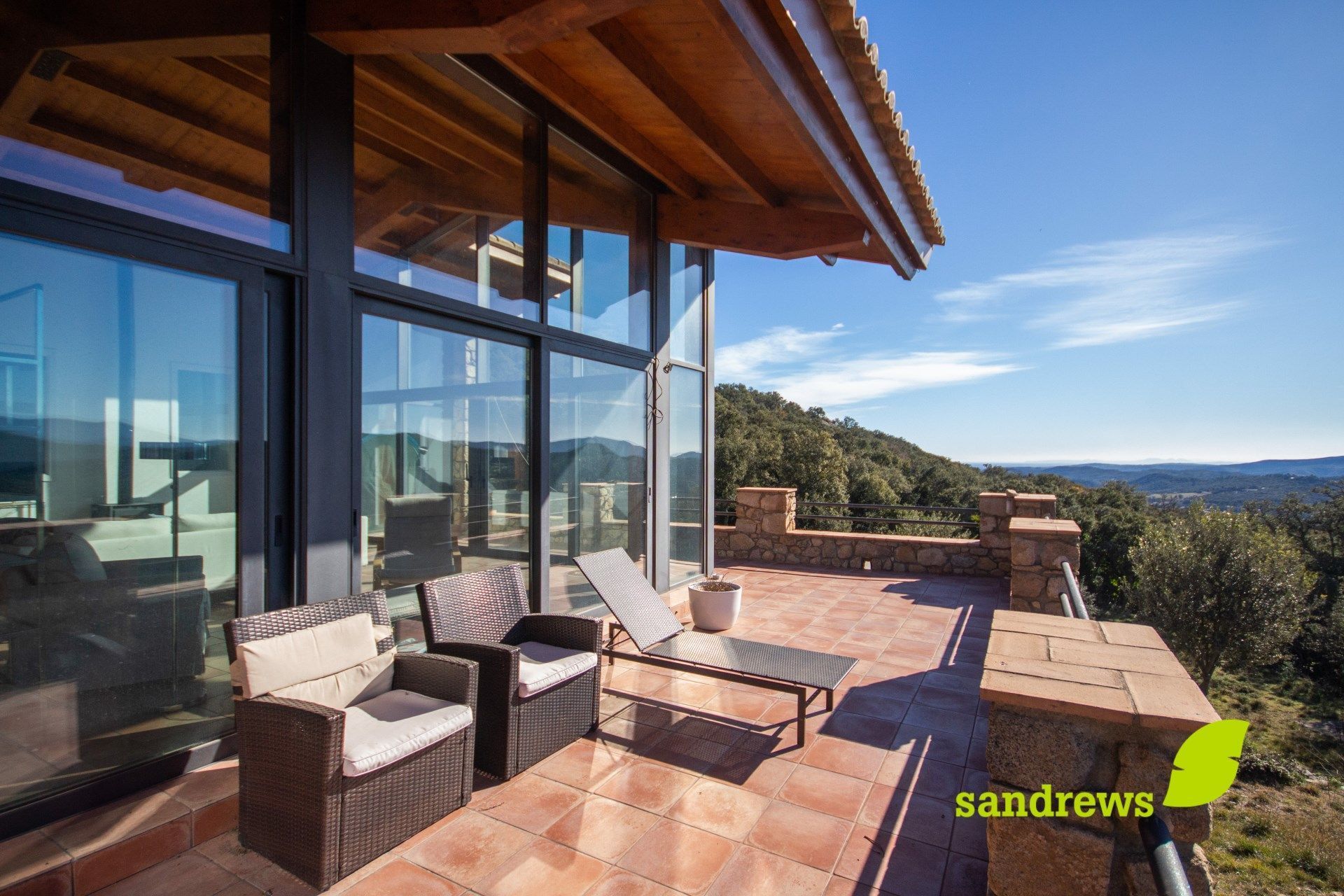 Terrace of Country house for sale in Darnius  with Air Conditioner, Heating and Private garden