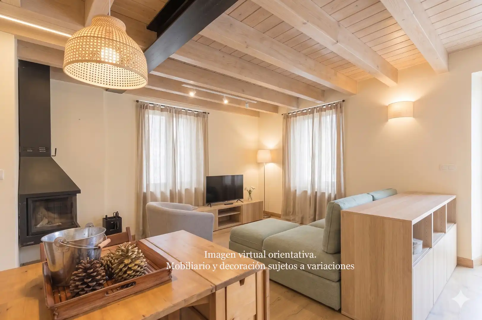 Sala de estar de Casa adosada en venta en Bourg - Madame con Calefacción