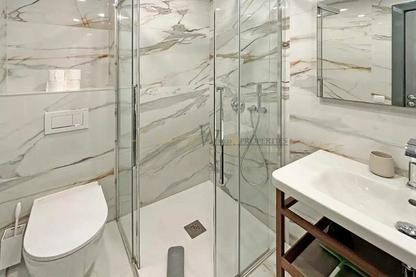 Badezimmer von Haus oder Chalet zum Verkauf in Arona mit Terrasse, Möbliert und Gemeinschaftspool