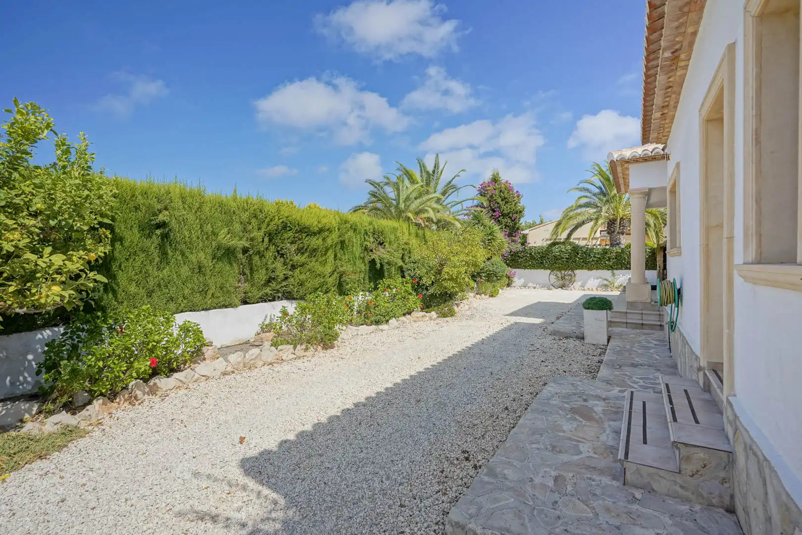Garden of Houses for sale in Jávea / Xàbia  with Heating, Terrace and Swimming Pool