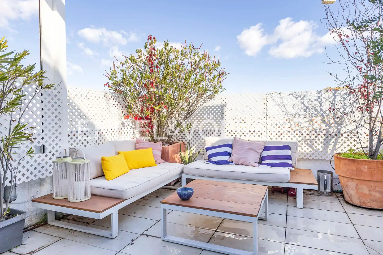 Terrasse von Dachboden zur Miete in Madrid mit Klimaanlage, Heizung und Terrasse