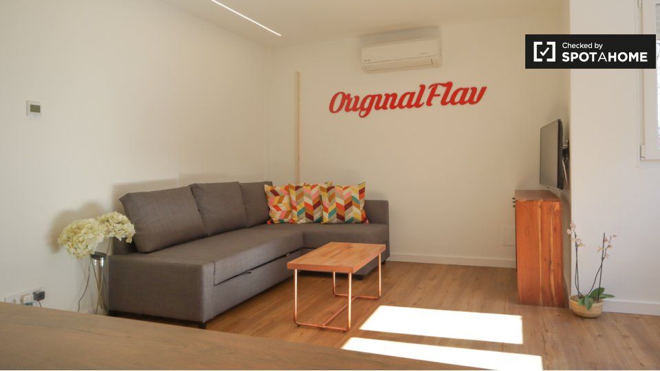 Wohnzimmer von Wohnung miete in Leganés mit Klimaanlage, Heizung und Möbliert