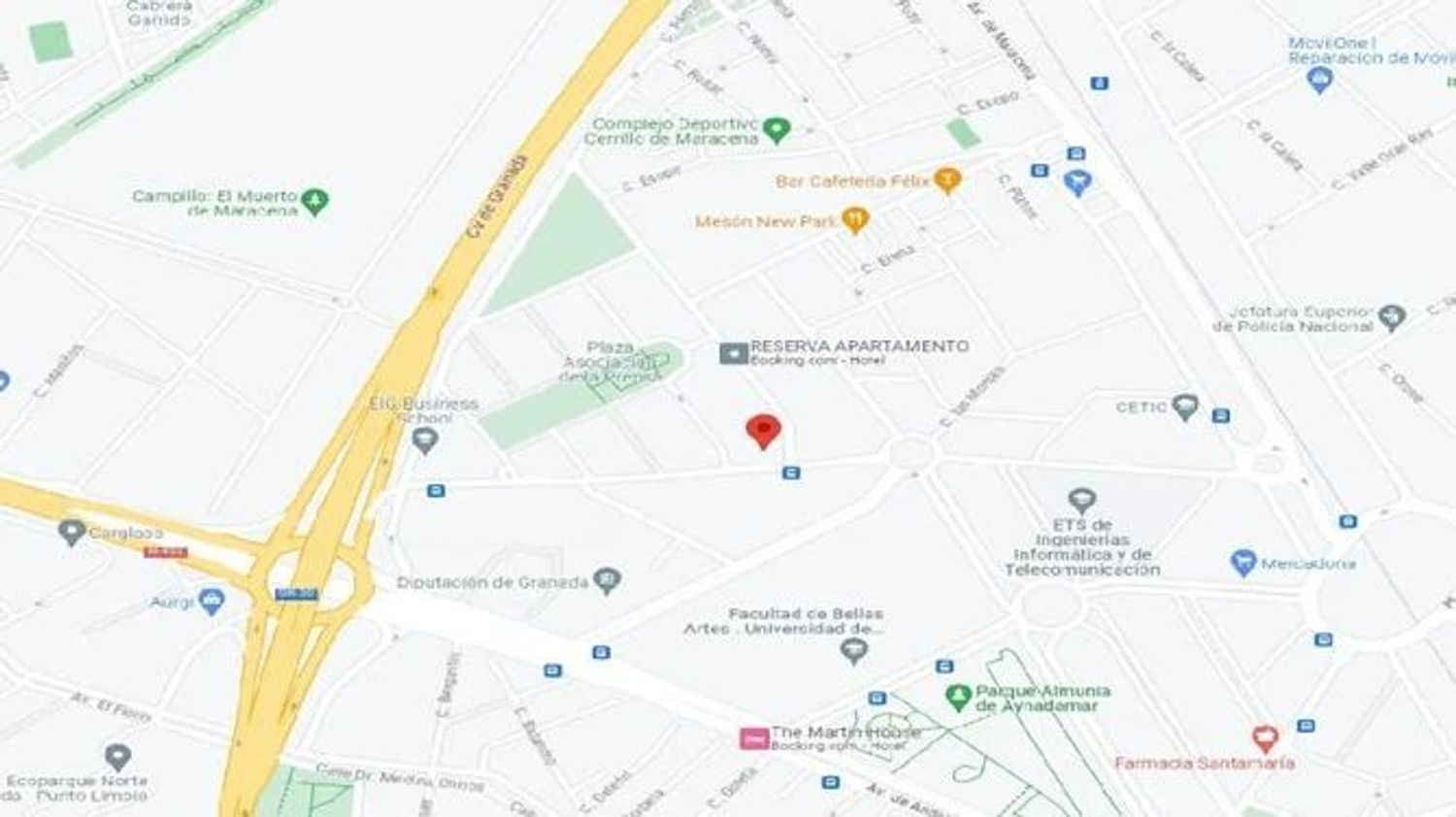 Exterior view of Flat for sale in  Granada Capital