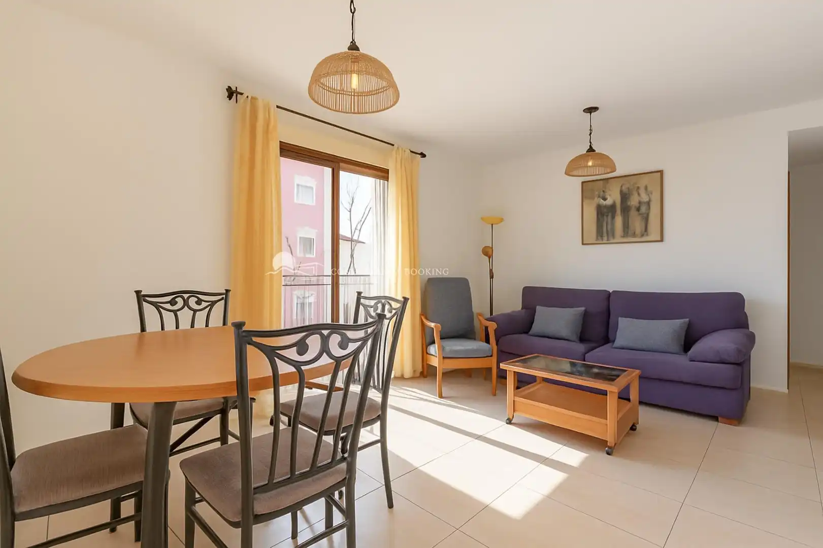 Sala d'estar de Apartament en venda en L'Alfàs del Pi amb Aire condicionat, Terrassa i Balcó