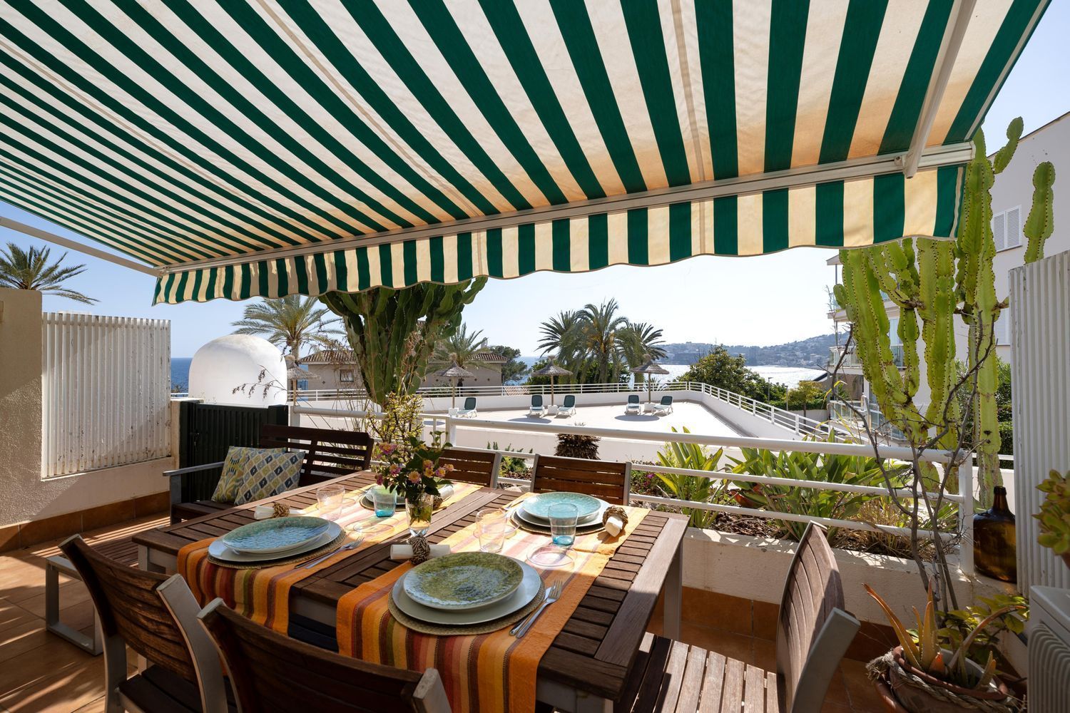 Terraza de Piso en venta en  Palma de Mallorca con Aire acondicionado, Jardín privado y Parquet