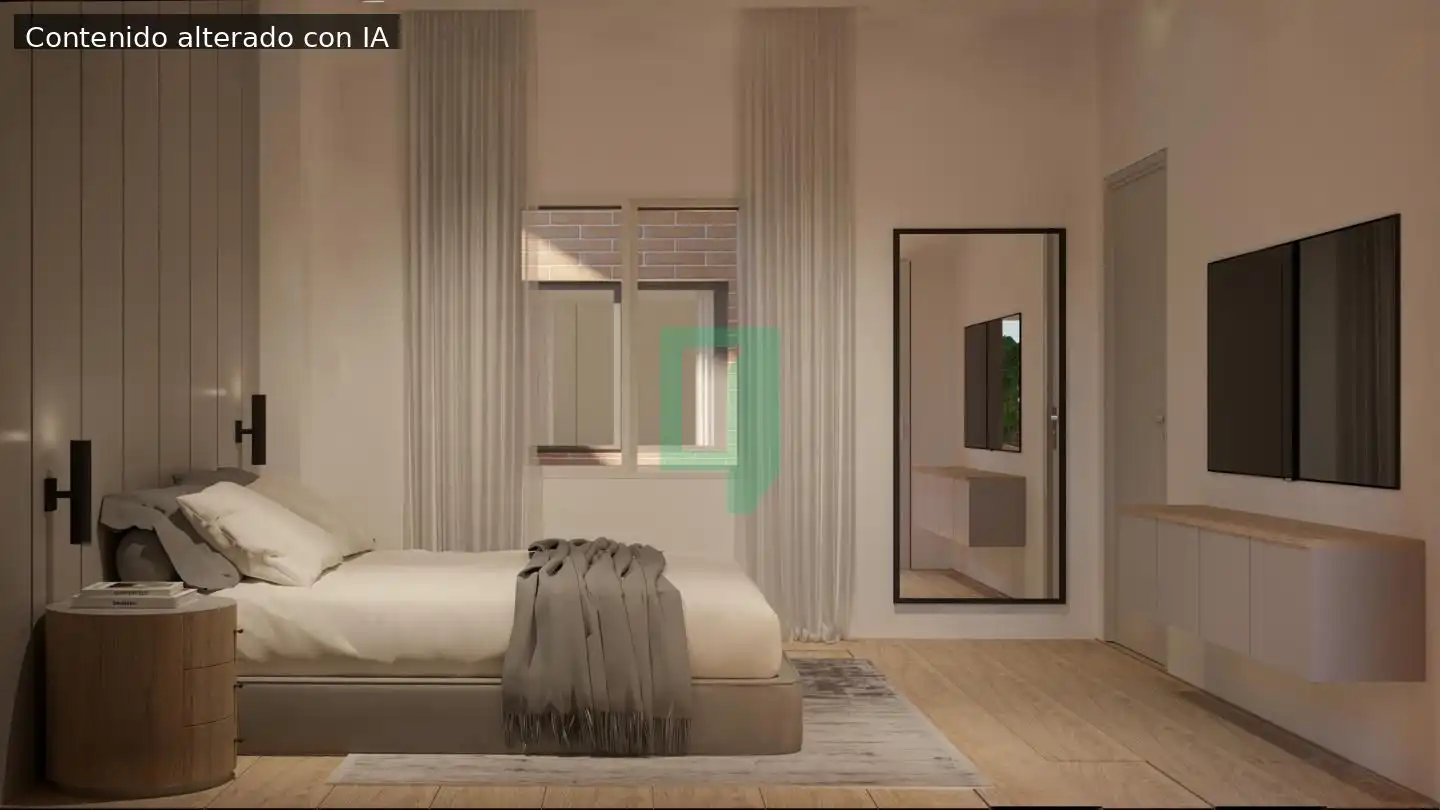 Schlafzimmer von Maisonette zum Verkauf in Badalona mit Klimaanlage, Terrasse und Balkon