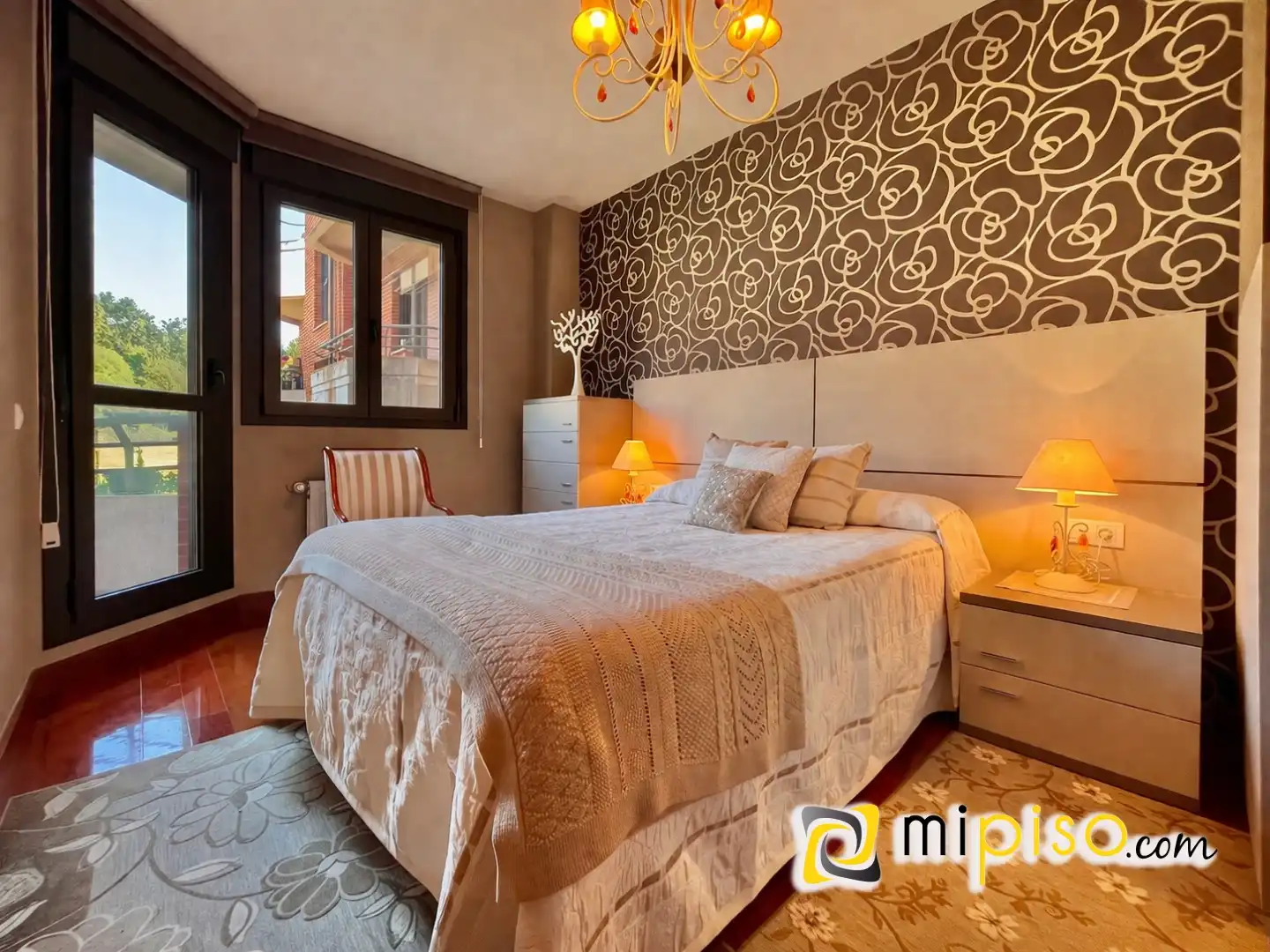 Bedroom of Flat for sale in Limpias  with Heating, Terrace and Furnished