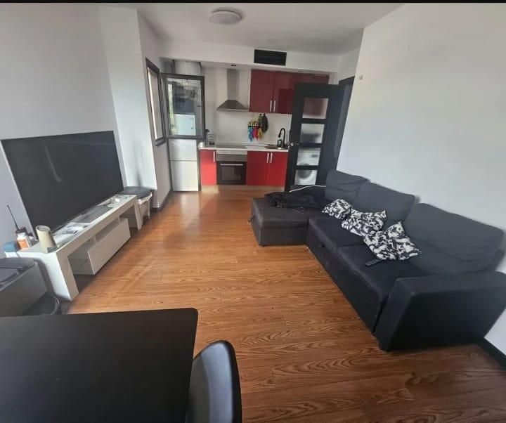 Sala de estar de Piso en venta en  Zaragoza Capital con Aire acondicionado, Trastero y Amueblado