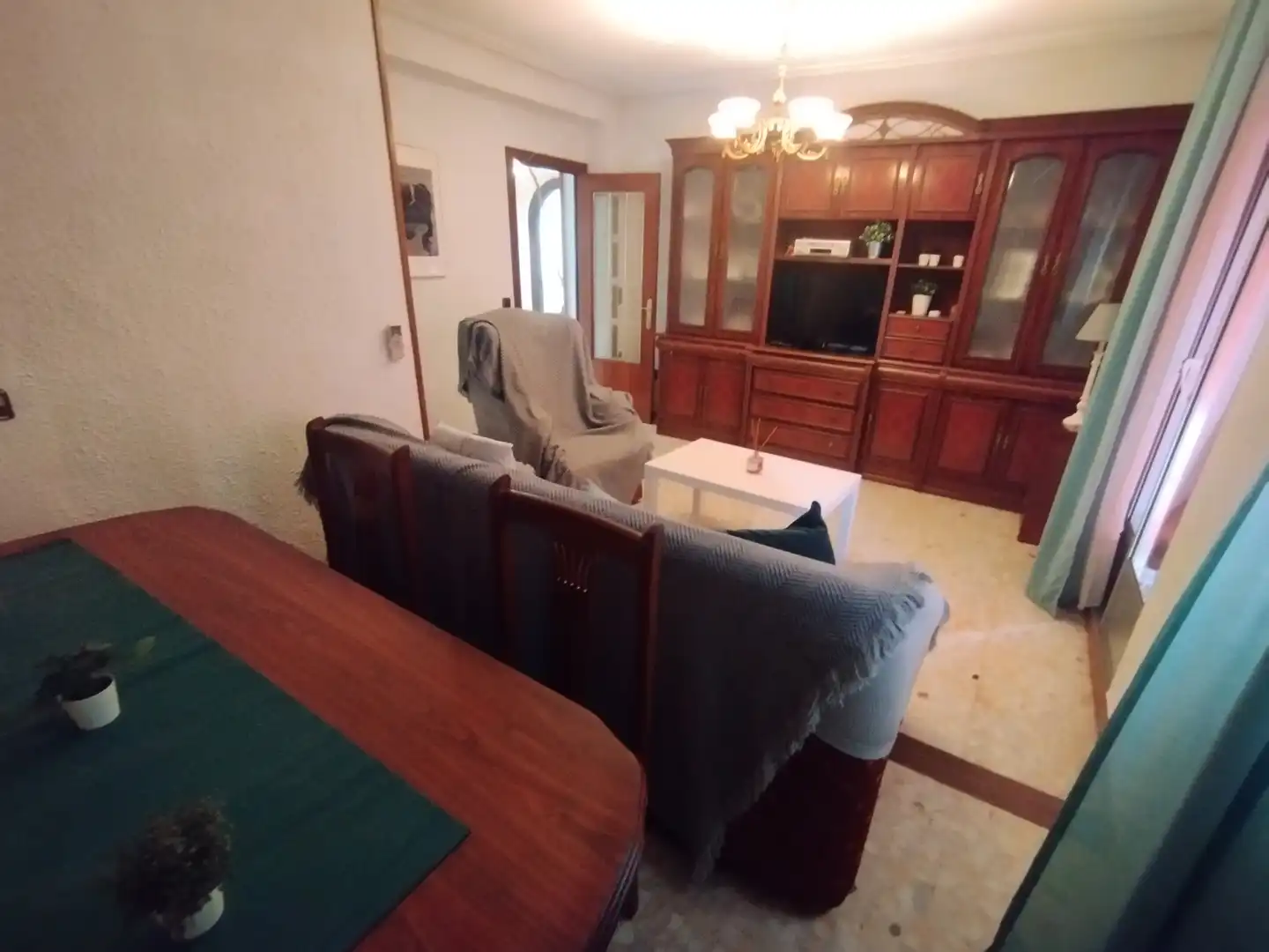 Wohnzimmer von Wohnung zum Verkauf in Zaragoza mit Heizung, Terrasse und Möbliert