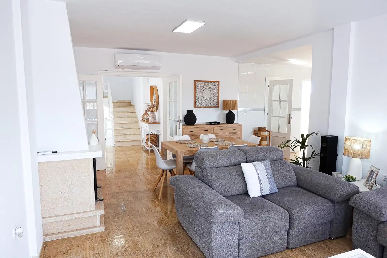 Living room of Houses for sale in La Manga del Mar Menor  with Air Conditioner, Heating and Private garden