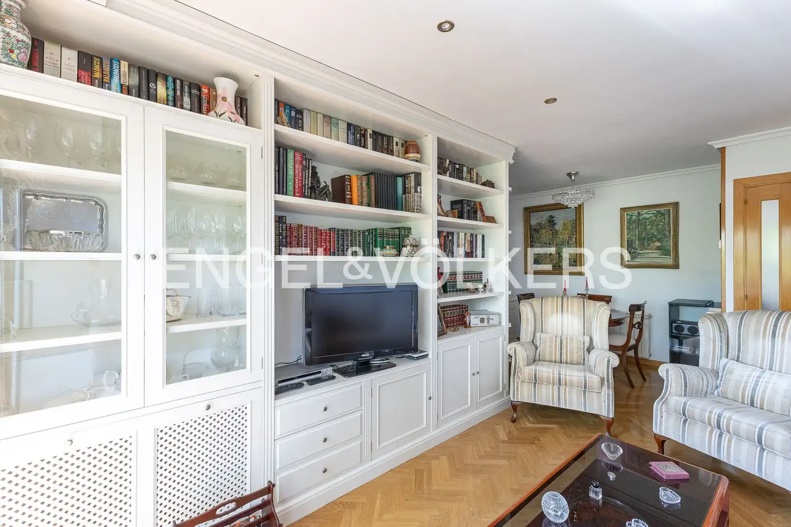 Living room of Attic for sale in Pozuelo de Alarcón  with Air Conditioner, Heating and Balcony