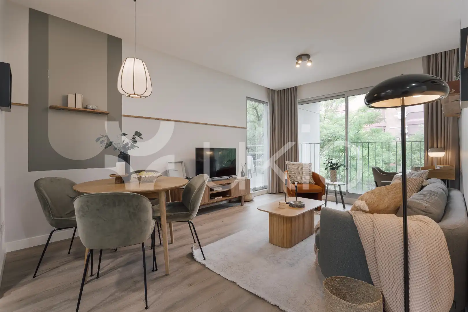 Sala d'estar de Apartament de lloguer en Madrid amb Aire condicionat, Calefacció i Terrassa