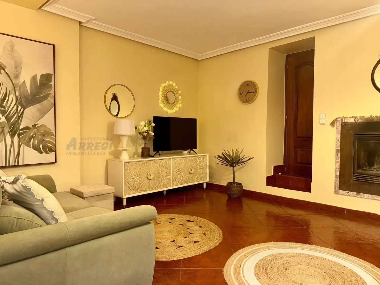 Living room of Flat for sale in Mendaro  with Heating, Private garden and Terrace