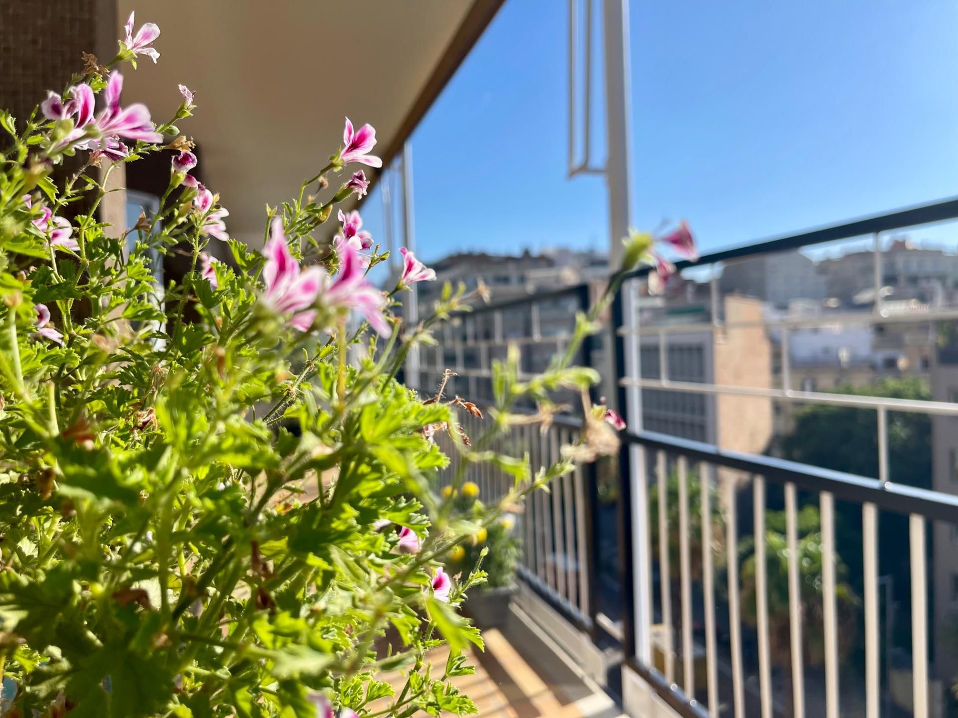 Balcony of Flat for sale in  Barcelona Capital  with Air Conditioner, Heating and Parquet flooring