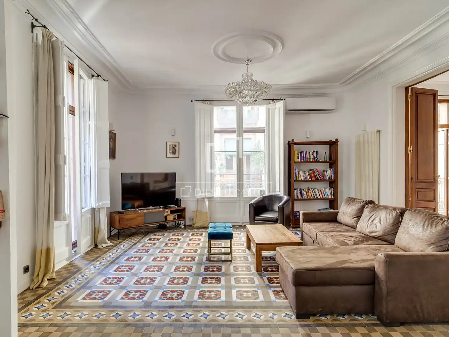 Sala de estar de Piso en venta en Barcelona con Aire acondicionado, Calefacción y Terraza