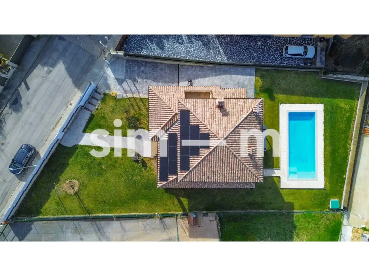 Vista exterior de Casa o xalet en venda en Taradell amb Aire condicionat, Calefacció i Jardí privat