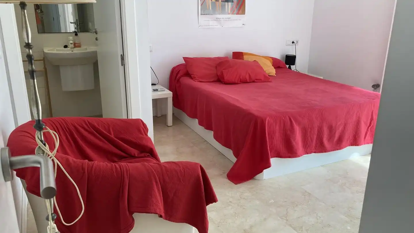 Dormitori de Casa o xalet de lloguer en Vera amb Aire condicionat, Jardí privat i Terrassa