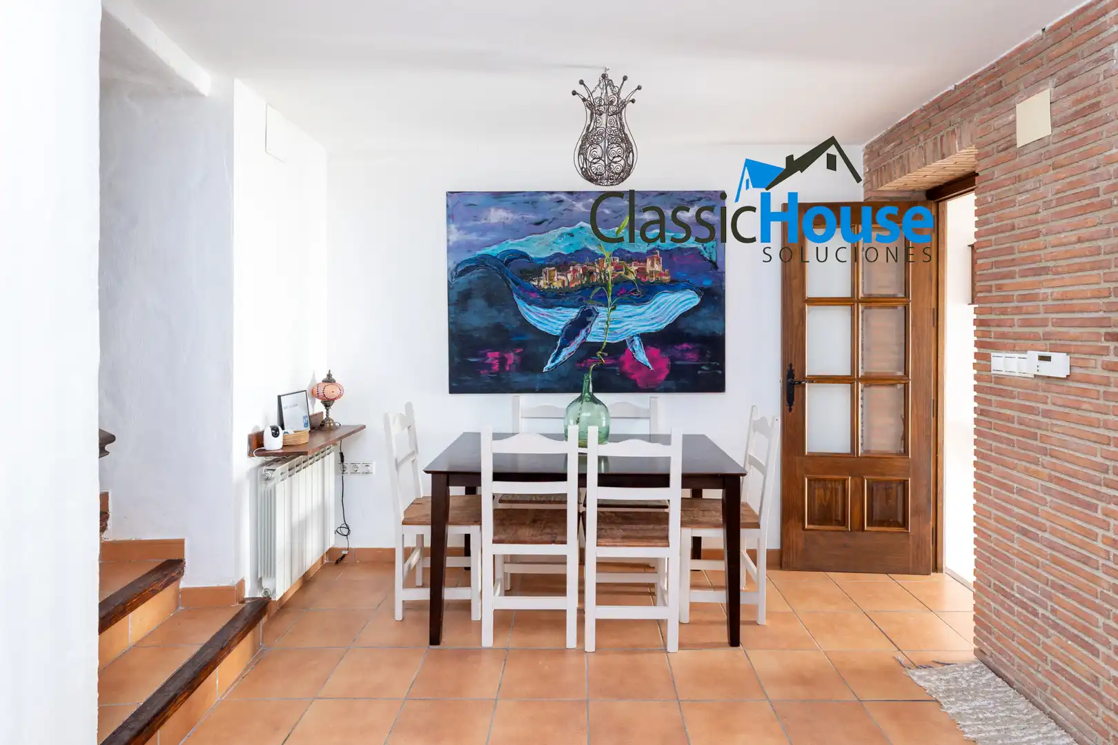 Comedor de Casa adosada en venta en Granada con Terraza, Amueblado y Horno