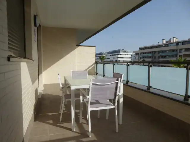 Terrace of Flat for rent in Torremolinos  with Air Conditioner, Parquet flooring and Terrace