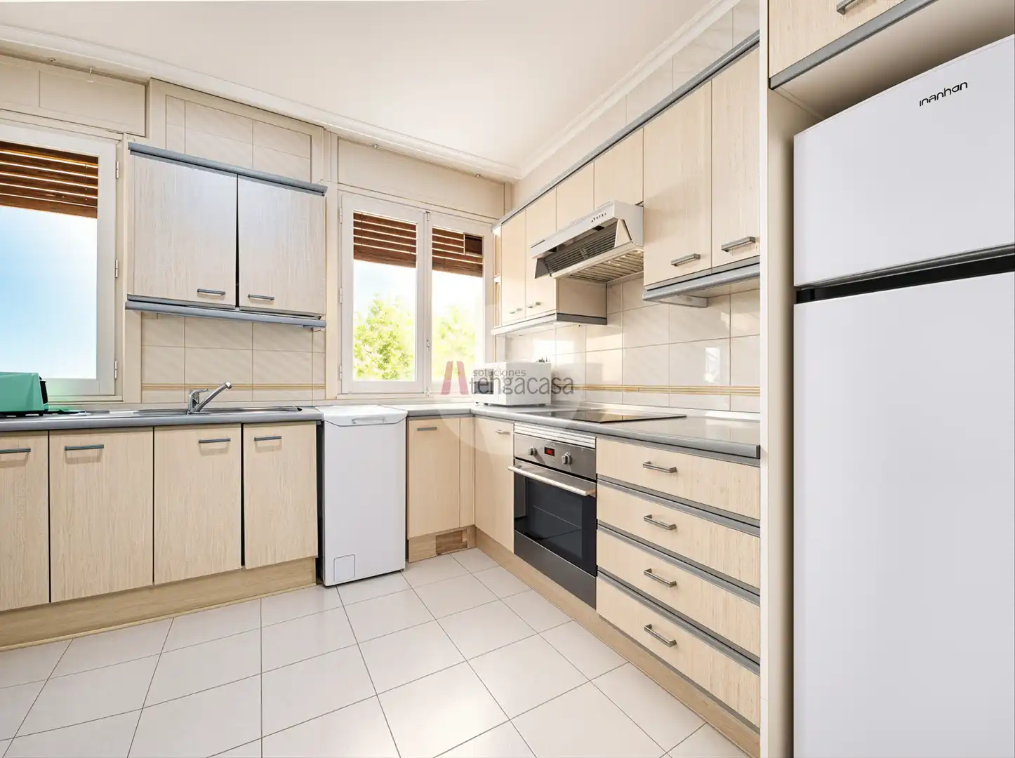 Cocina de Piso en venta en Madrid con Calefacción, Parquet y Terraza