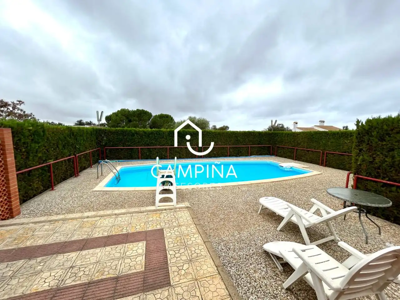 Piscina de Finca rústica en venda en Beas amb Aire condicionat, Jardí privat i Terrassa