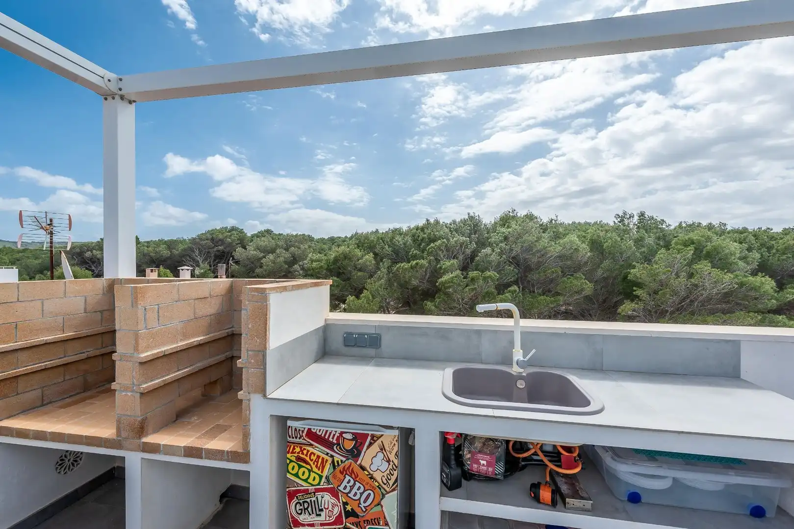 Terrassa de Casa o xalet en venda en Santa Margalida amb Aire condicionat, Jardí privat i Piscina