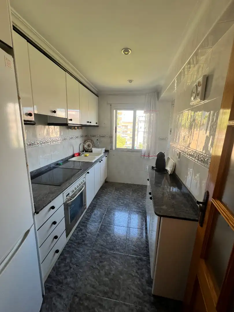 Kitchen of Flat for sale in Sagunto / Sagunt  with Air Conditioner, Heating and Balcony