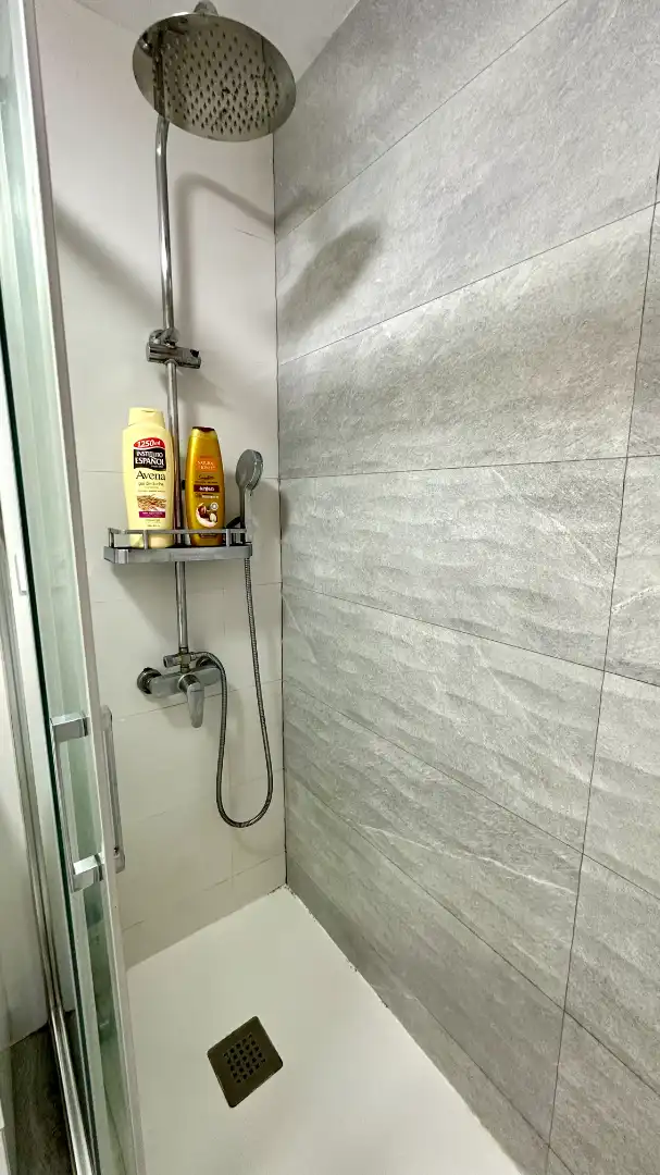 Bathroom of Attic for sale in Badalona  with Air Conditioner, Heating and Parquet flooring